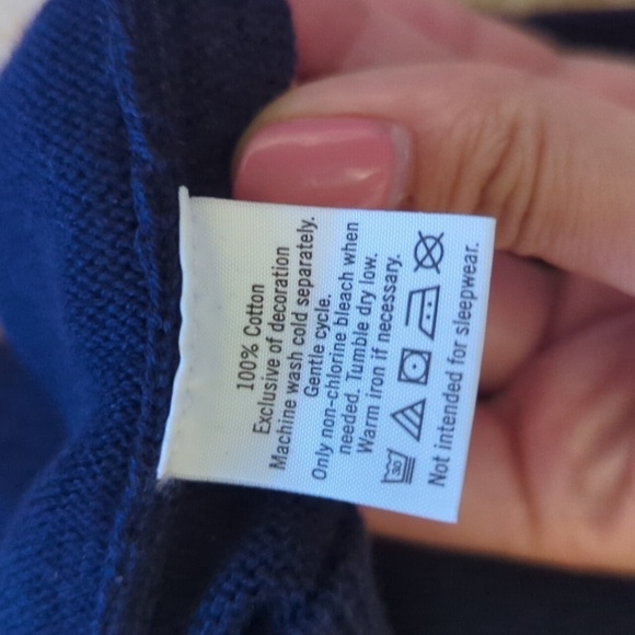 Janie & Jack Navy with Green Sailboats V Neck Sweater Vest Size 4 - Picture 6 of 6